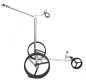 Preview: Kingfisher® K2, Golftrolley elektrisch und schnell-klappbar, Bedienung durch Drehregler, 42mm High-Tech-Antriebe "Made in Germany", Bergabfahrbremse